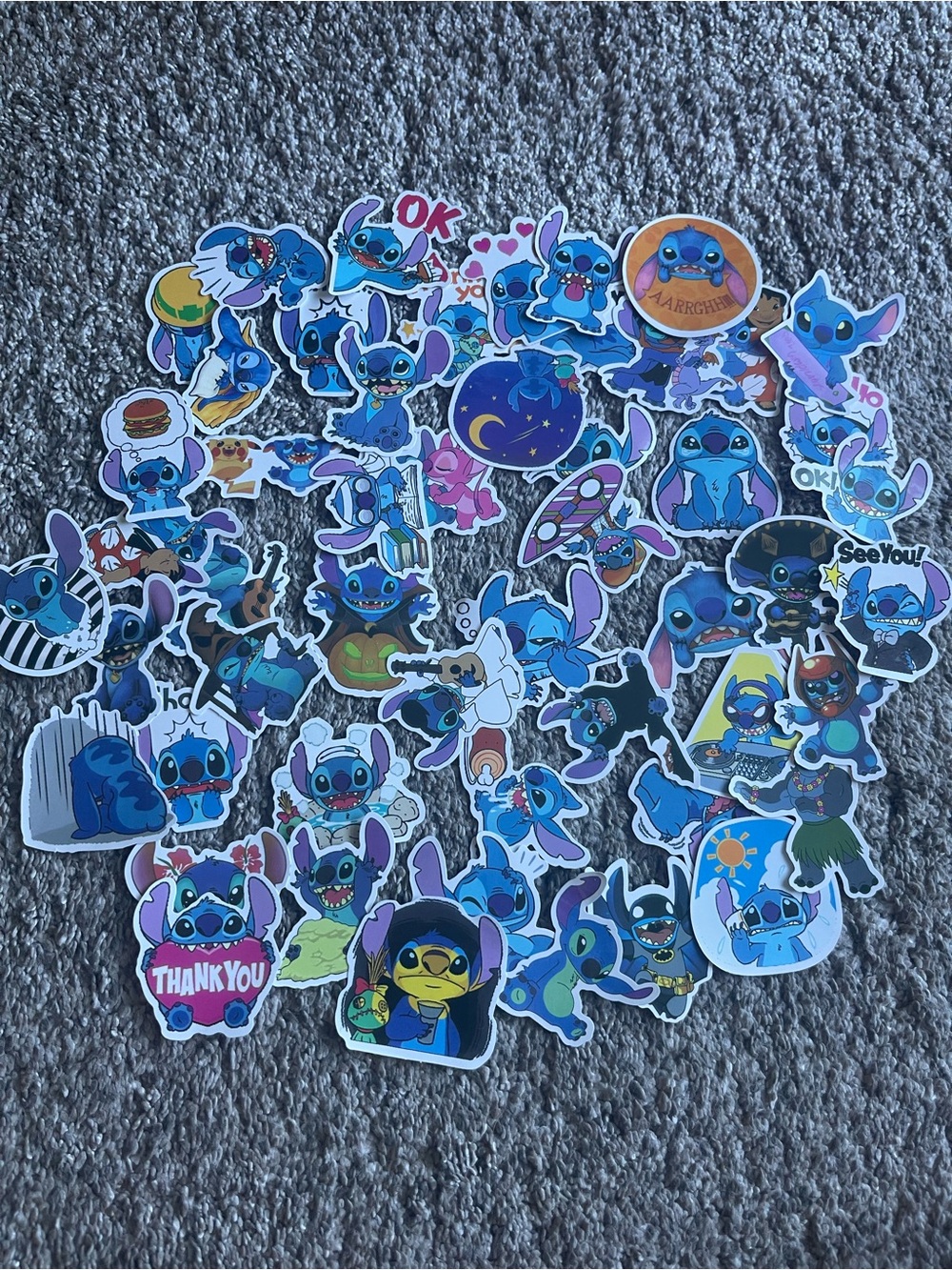 Disney Stitch Sticker Pack set of 52 stickers